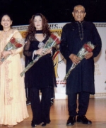 The Judges, From left to right, Seema Andhare (Chief Judge, Regional Director Air India), Chandra Harpaul (Chairwoman, Universal Airlines), Alia Khan (Fashion Designer), Vijay Chandar (Telugu Movie Actor), Lakshmi Sundararaman (Singer & Cultual Activities)