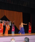 Nisha Mirchandani, leading the opening dance