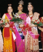 Top Three, flanked by Anjana Trivedi & Shivani Trivedi