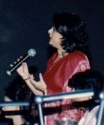 Judge Neelam Saran, asking a question