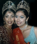 Santripti & Sarika, smiling for the camera