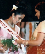 Ankeeta, sashing first runner up Rohini Bannerjee