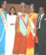  Top Three, Chief Organizer Dharmatma Saran & Neelam Saran with the Top Three